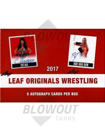 2017 Leaf Originals Wrestling Hobby 12 Box Case