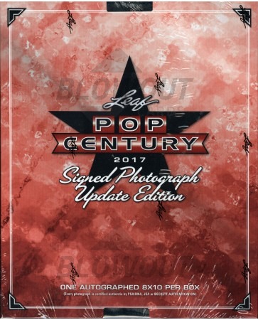 2017 Leaf Pop Century Signed 8x10 Photo Update Ed Box