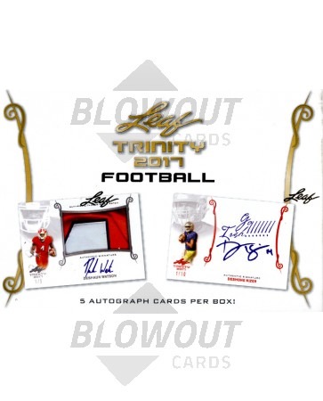 2017 Leaf Trinity Football Hobby Box