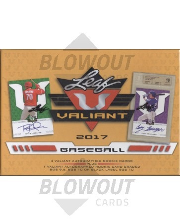 2017 Leaf Valiant Baseball Hobby Box