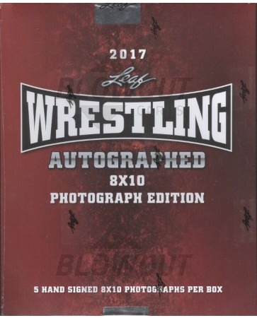 2017 Leaf Wrestling Signed 8x10 Photograph Ed 12 Box Case
