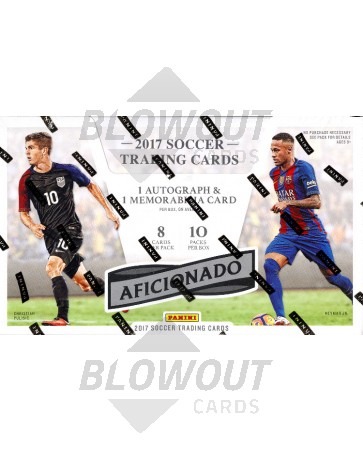 2016/17 Panini Aficionado Soccer Hobby 12 Box Case