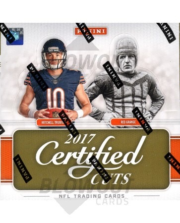 2017 Panini Donruss Certified Cuts Football Hobby 12 Box Case