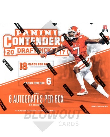 2017 Panini Contenders Draft Picks Football Hobby Box