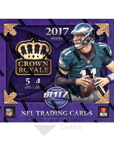 2017 Panini Crown Royale Football Retail 20 Box Case