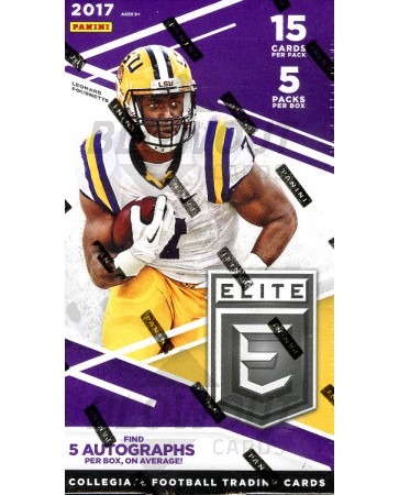 2017 Panini Elite Draft Football Hobby Box