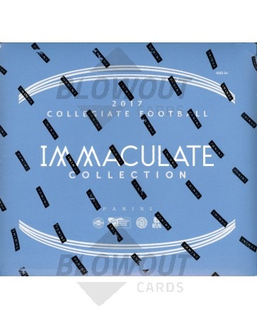 2017 Panini Immaculate Collegiate Football Hobby 5 Box Case
