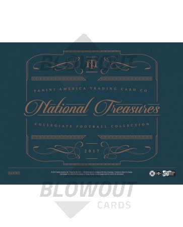 2017 Panini National Treasures College Football Hobby Box