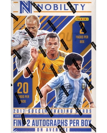 2017 Panini Nobility Soccer Hobby 8 Box Case