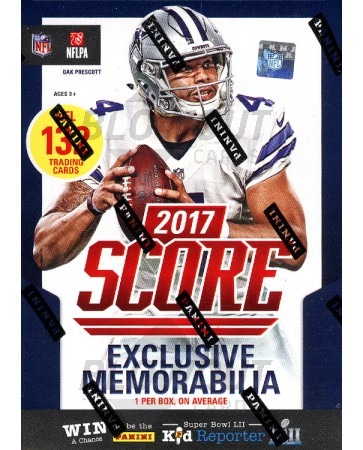 2017 Panini Score Football Blaster Box