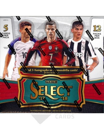 2017/18 Panini Select Soccer Hobby 12 Box Case
