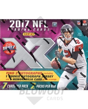 2017 Panini XR Football Hobby 15 Box Case