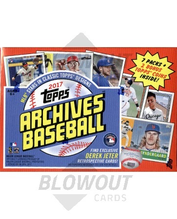 2017 Topps Archives Baseball Blaster 16 Box Case