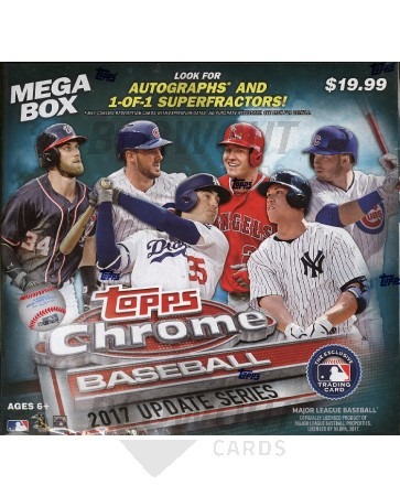 2017 Topps Chrome Update Mega Box Baseball - Box