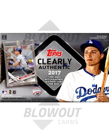 2017 Topps Clearly Authentic Baseball Box