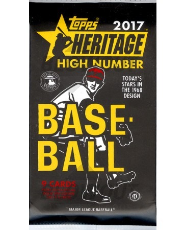 2017 Topps Heritage High Number Baseball Hobby Pack