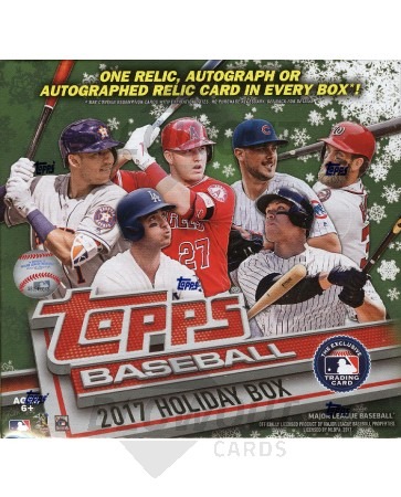 2017 Topps Holiday Box Baseball - 20 Box Lot
