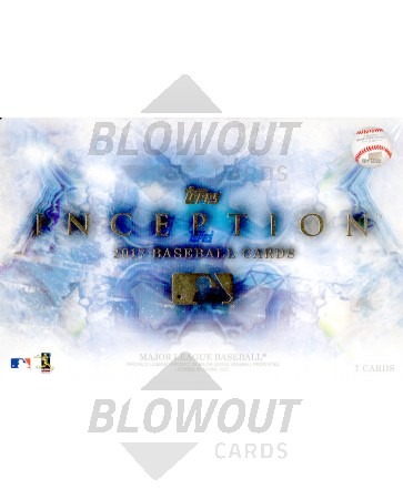 2017 Topps Inception Baseball Hobby Box