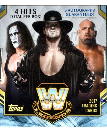 2017 Topps Legends of WWE Wrestling Hobby 8 Box Case