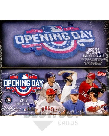 2017 Topps Opening Day Baseball Hobby 20 Box Case