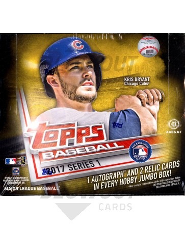 2017 Topps Series 1 Baseball Jumbo HTA Box
