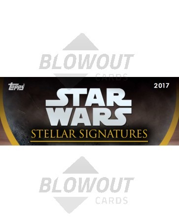 2017 Topps Star Wars Stellar Signatures Case