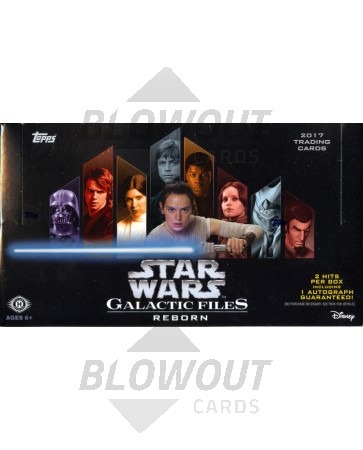 2017 Topps Star Wars Galactic Files Reborn Hobby Box