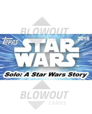 2018 Topps Solo: A Star Wars Story Hobby 12 Box Case