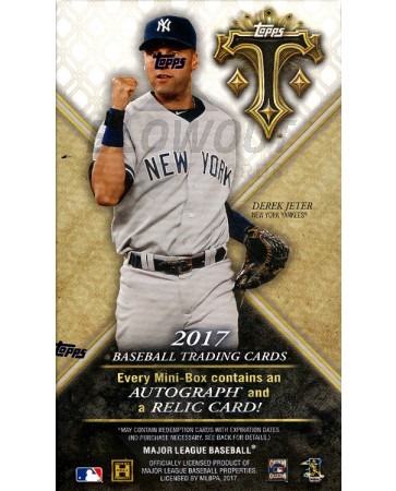 2017 Topps Triple Threads Baseball Hobby Pack