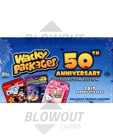 2017 Topps Wacky Packages 50th Anniversary Col Ed - 8 Box Case