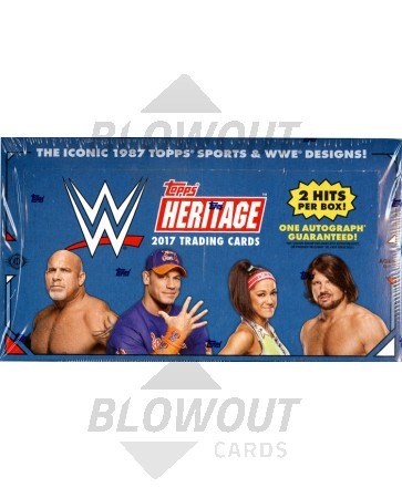 2017 Topps WWE Heritage Wrestling Hobby Box