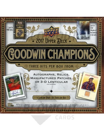 2017 Upper Deck Goodwin Champions Hobby Box