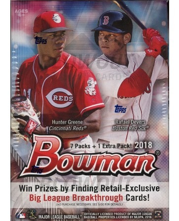 2018 Bowman Baseball Blaster 16 Box Case 