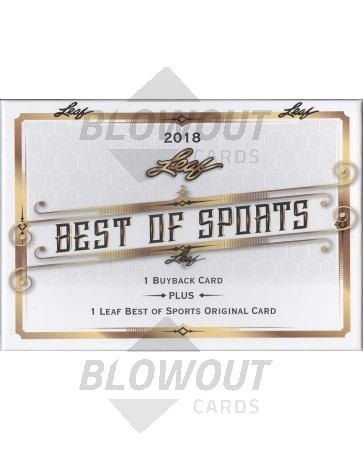 2018 Leaf Best of Sports 10 Box Case