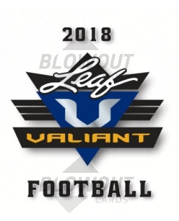2018 Leaf Valiant Football Hobby 12 Box Case