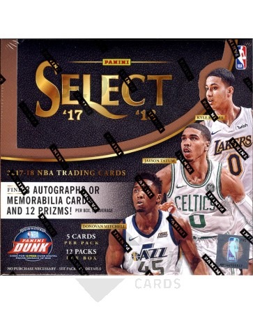 2017/18 Panini Select Basketball Hobby 12 Box Case 