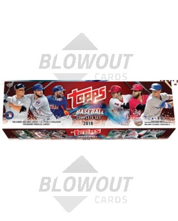2018 Topps Complete Baseball Factory Set - Hobby 12 Set Case 