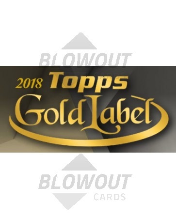 2018 Topps Gold Label Baseball Hobby 16 Box Case