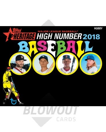 2018 Topps Heritage High Number Baseball Hobby 12 Box Case 