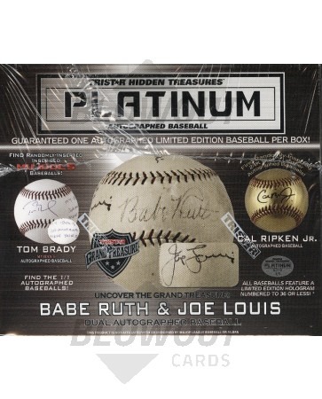 2018 Tristar Autographed Baseball Platinum Edition Box 