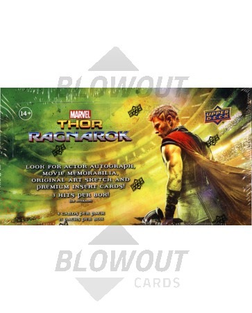 Marvel Thor Ragnarok Trading Card 8 Box Case (Upper Deck)