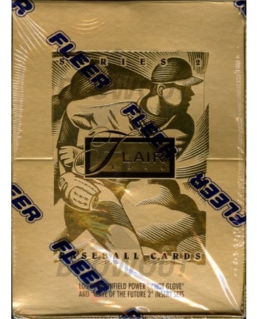 1994 Fleer Flair Series 2 Baseball Hobby 18 Box Case