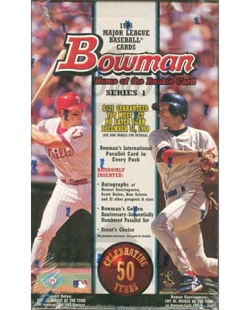1998 Bowman Series 1 Baseball Hobby Box