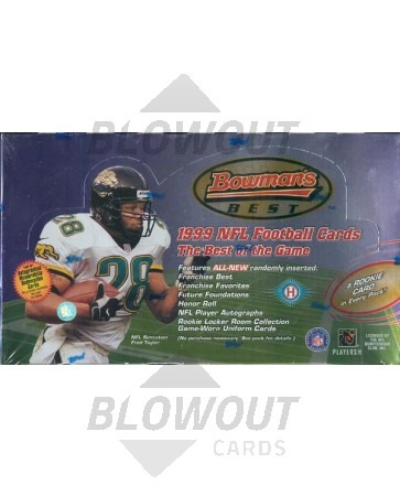 1999 Bowman's Best Football Hobby 6 Box Case