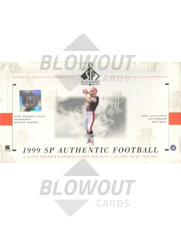 1999 Upper Deck SP Authentic Football Hobby Box