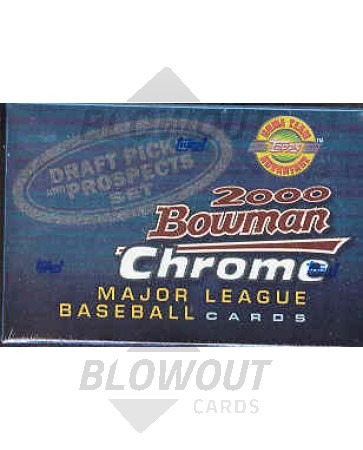 2000 Bowman Chrome Update DPP Baseball Set 8 Box Case