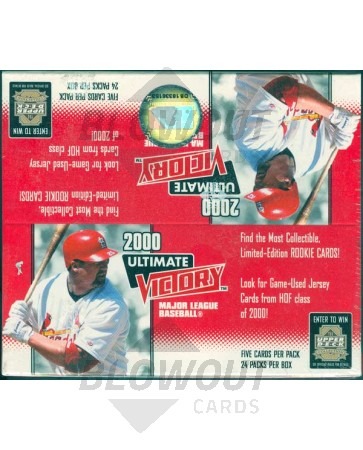 2000 Upper Deck Ultimate Victory Baseball Retail Box