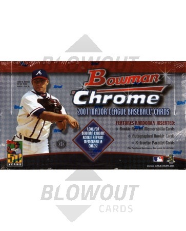 2001 Bowman Chrome Baseball Hobby Box