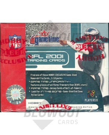 2001 Fleer Game Time Football Hobby Box