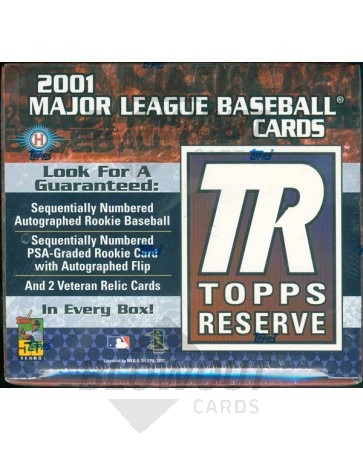 2001 Topps Reserve Baseball Hobby Box